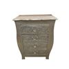 Image 1 : Metal Wrapped & Embossed Night Stand