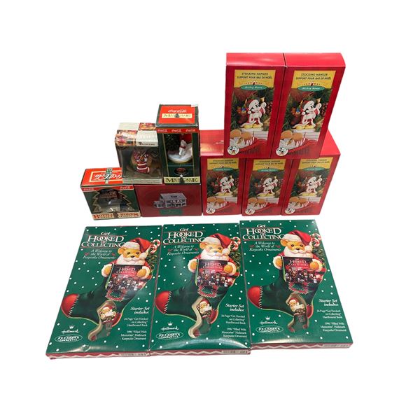 Box Full Of Assorted Hallmark Christmas Ornament