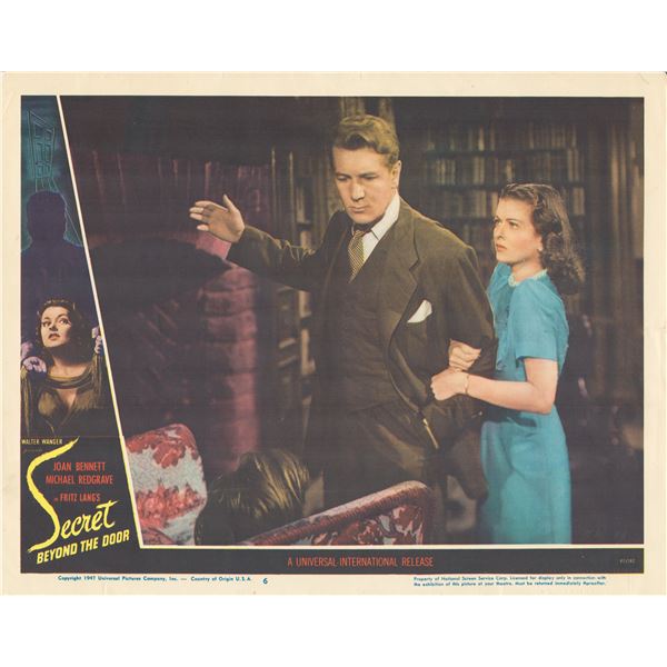 Secret Beyond the Door 1947 original vintage lobby card