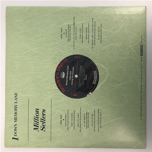 Down Memory Lane Million Sellers Album