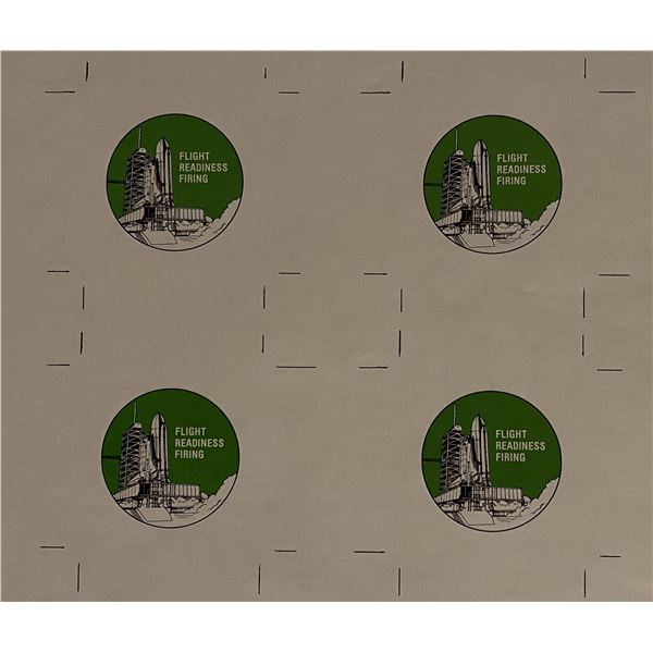 1981 STS-1 KSC 2-20 NASA Kennedy Space Center vintage decal