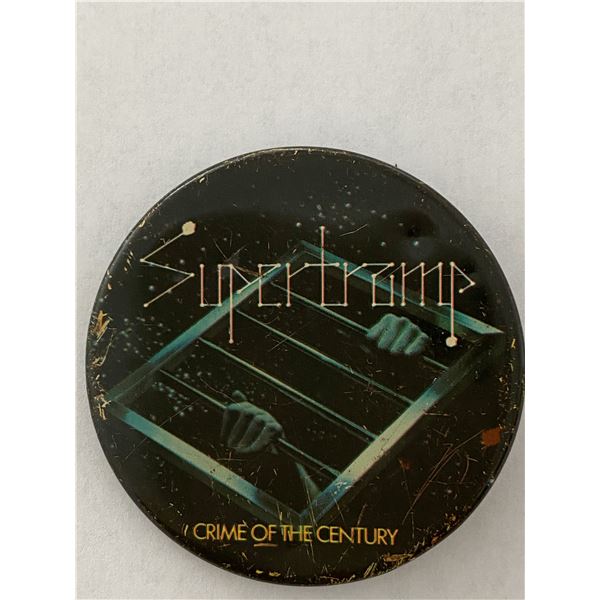 Supertramp Crime of the Century vintage concert pin