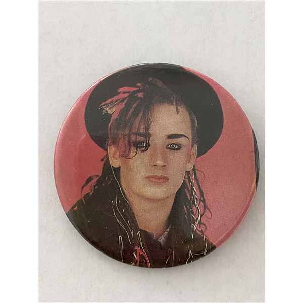Culture Club Boy George concert pin