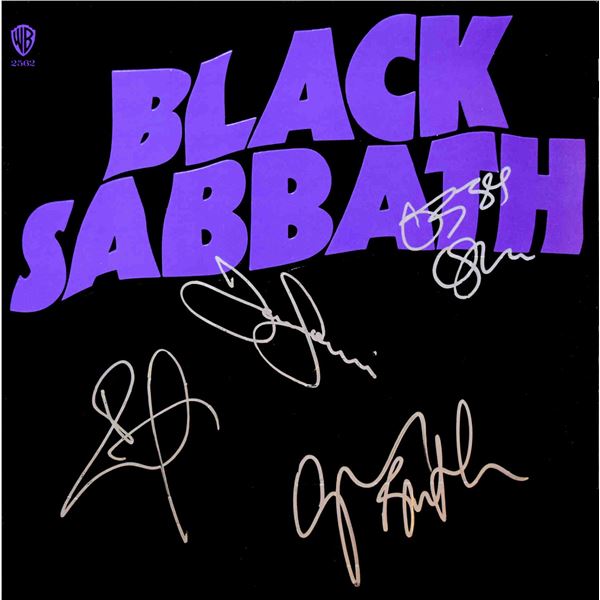 Black Sabbath signed Master Of Reality album
