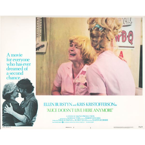 Alice Doesn't Live Here Anymore 1975 original vintage lobby card