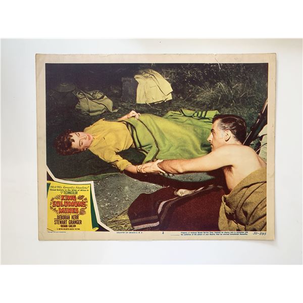King Solomon's Mines original 1950 vintage lobby card
