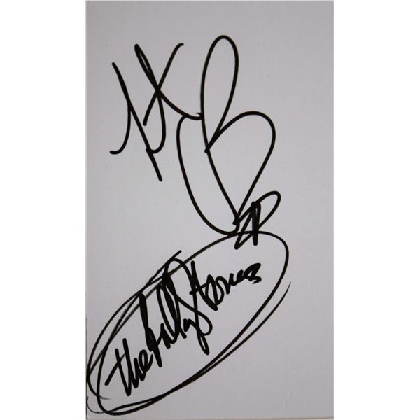 Charlie Watts signature card