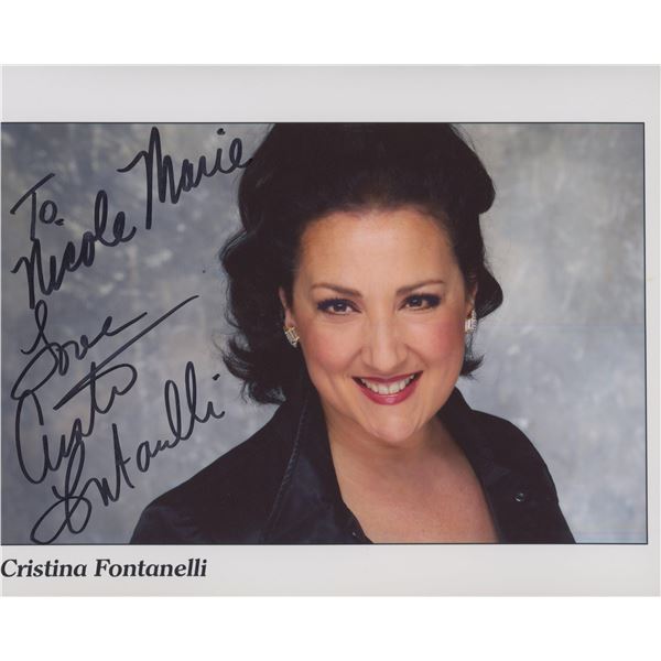 Christina Fontanelli signed photo