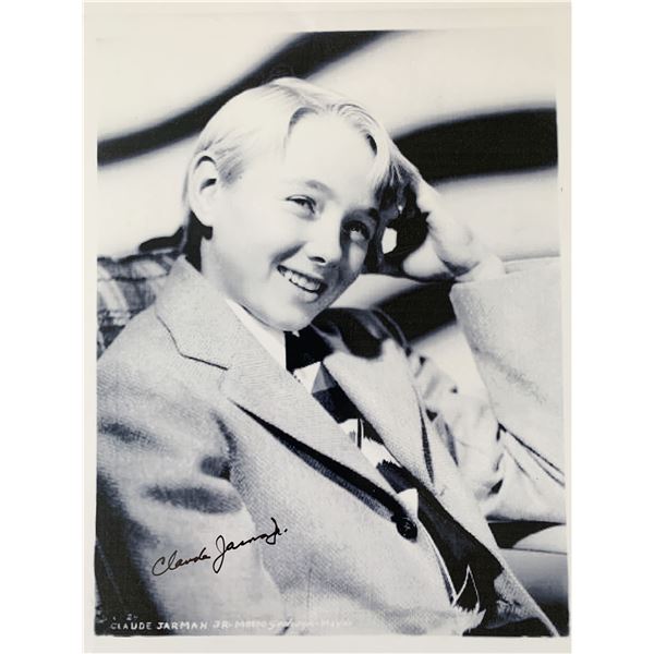 Claude Jarman Jr. signed photo