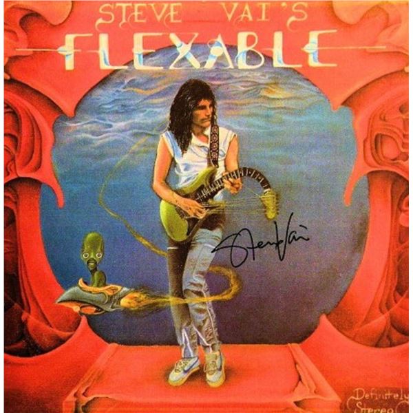 Steve Vai signed "Flexable" album