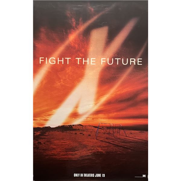 X-Files: Fight the Future 1998 original teaser movie poster