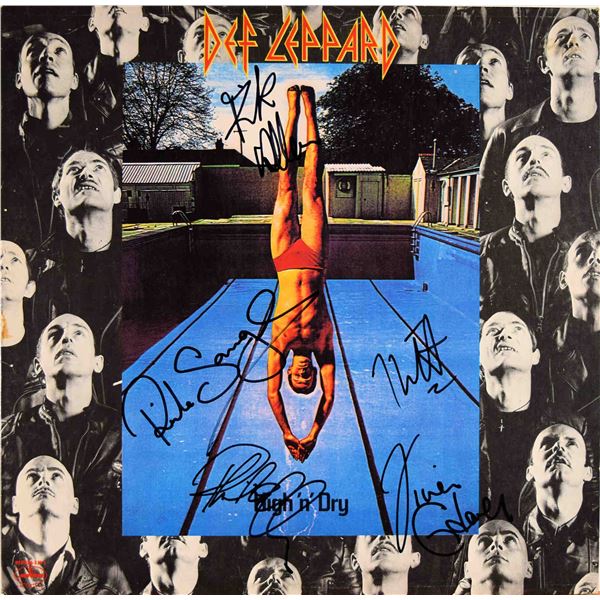 Def Leppard signed High 'n' Dry album