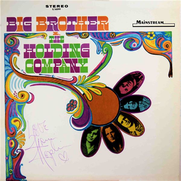 Janis Joplin signed album