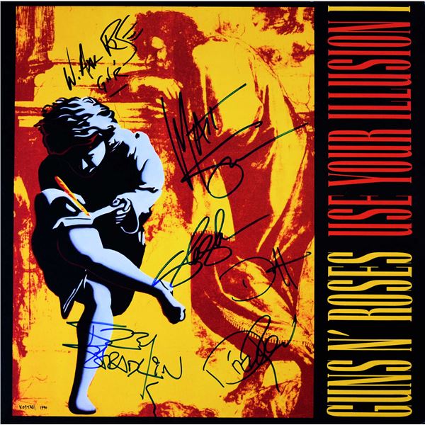 Guns N' Roses signed Use Your Illusion I album