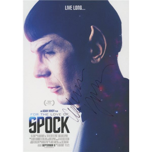 Adam Nimoy signed "For the Love of Spock" movie postcard