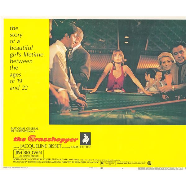 The Grasshopper 1970 original vintage lobby card