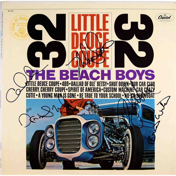 The Beach Boys signed Little Deuce Coupe album