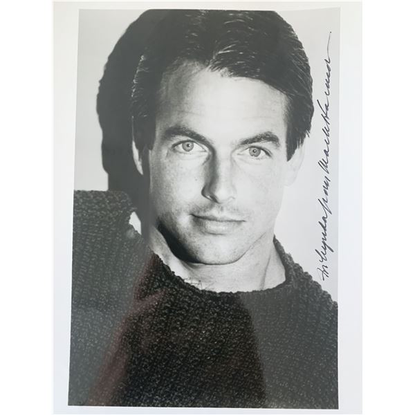 NCIS Mark Harmon signed photo