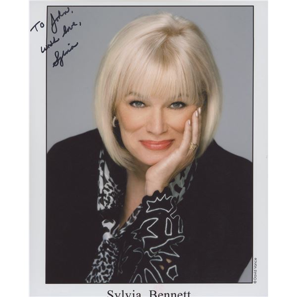 Musician Sylvia Bennett signed photo