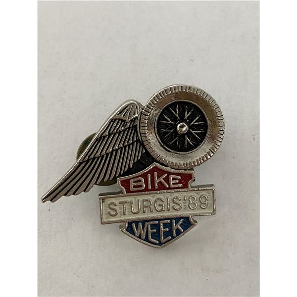 Sturgis 1989 Bike Week Motorcycle rally pin