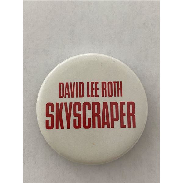 David Lee Roth Skyscraper vintage pin