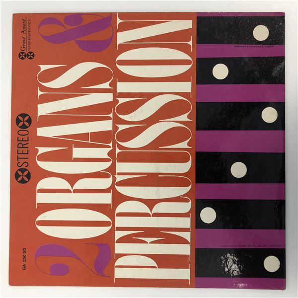 Sy Mann and Nick Tagg 2 Organs and Percussion Album