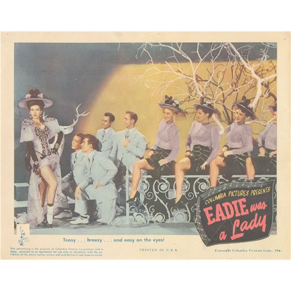Eadie Was a Lady 1944 original vintage lobby card