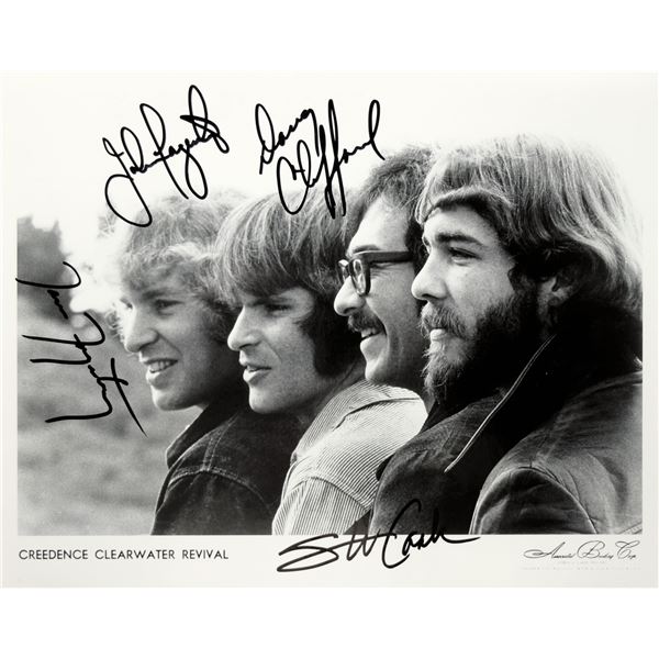 Creedence Clearwater Revival signed promo photo