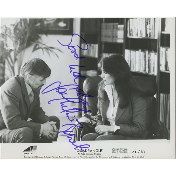 Jacqueline Bisset signed "Quadrangle" movie photo