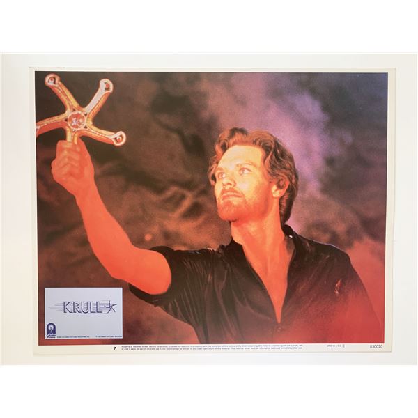 Krull original 1983 vintage lobby card