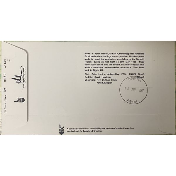 Owen Reynolds Tracy signed First Day Cover