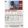 Image 1 : Joe Don Duncan signed trading card