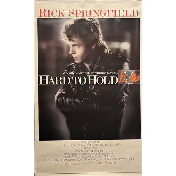 Hard to Hold Original 1984 Vintage One Sheet Poster