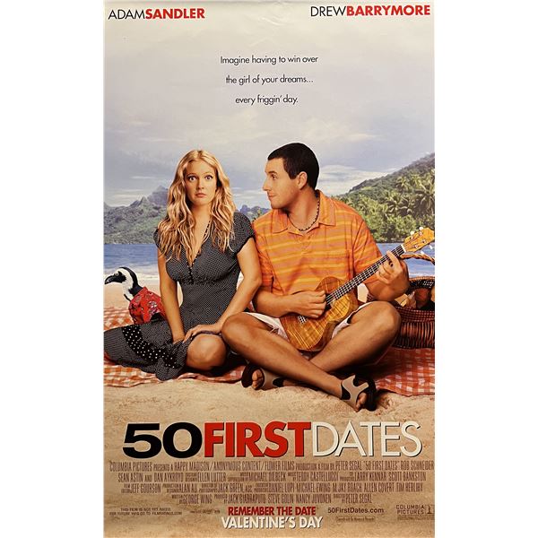 50 First Dates 2004 original movie poster