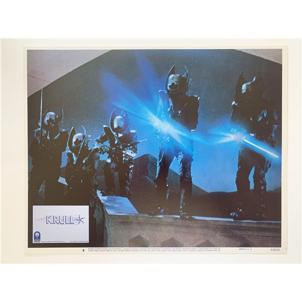 Krull original 1983 vintage lobby card