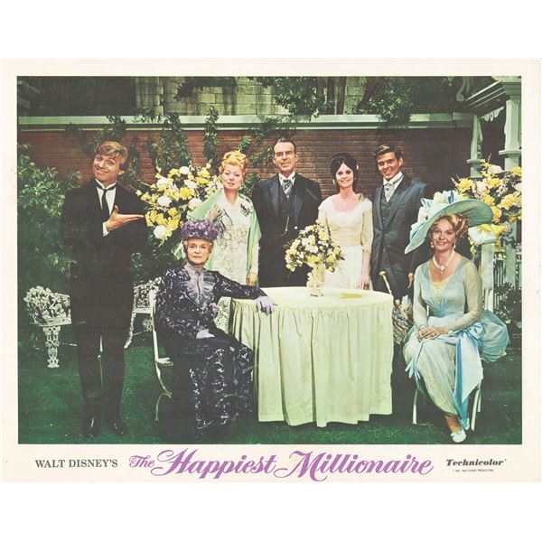The Happiest Millionaire 1967 original vintage lobby card