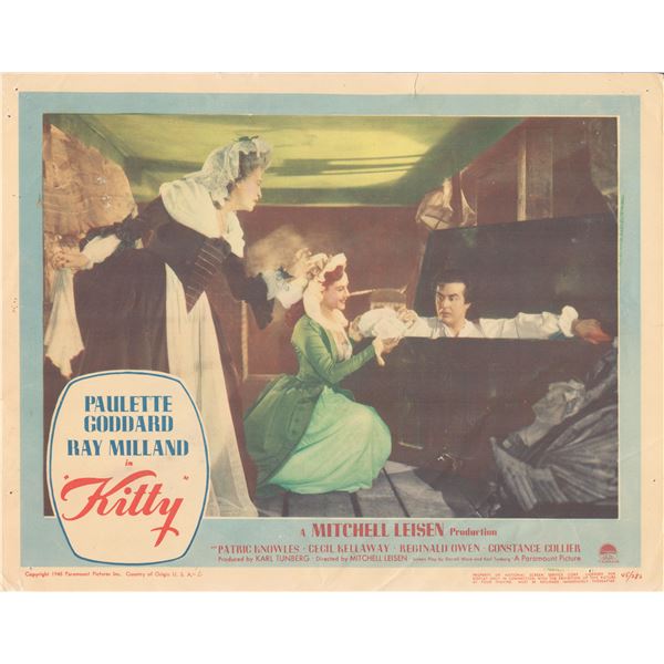 Kitty 1945 original vintage lobby card