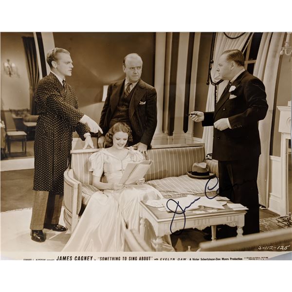 James Cagney signed photo