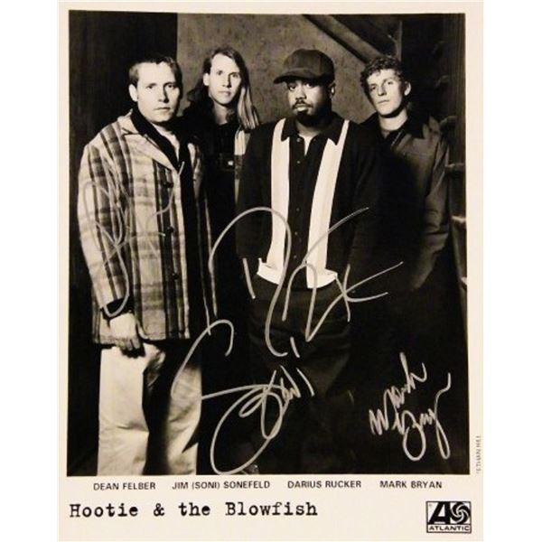 Hootie & The Blowfish signed promo photo