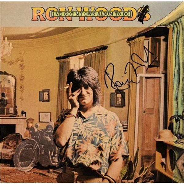 Ron Wood signed "I've Got My Own Record Album To Do" album