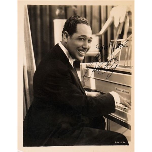 Duke Ellington signed promo photo