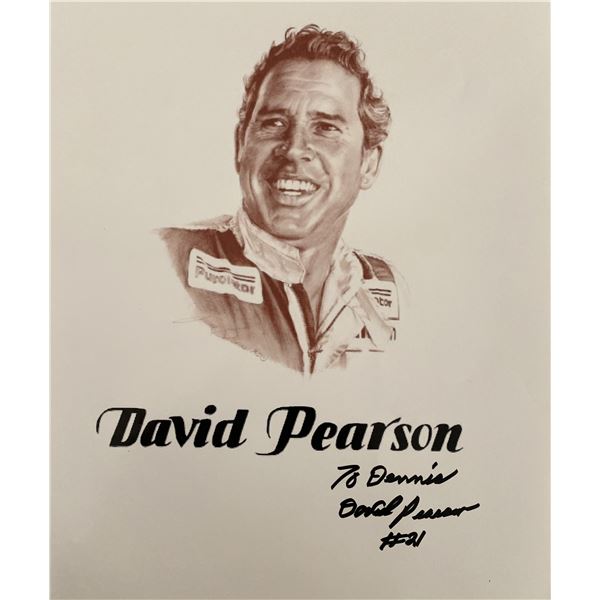 David Pearson signed photo