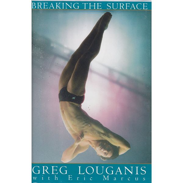 Greg Louganis signed book
