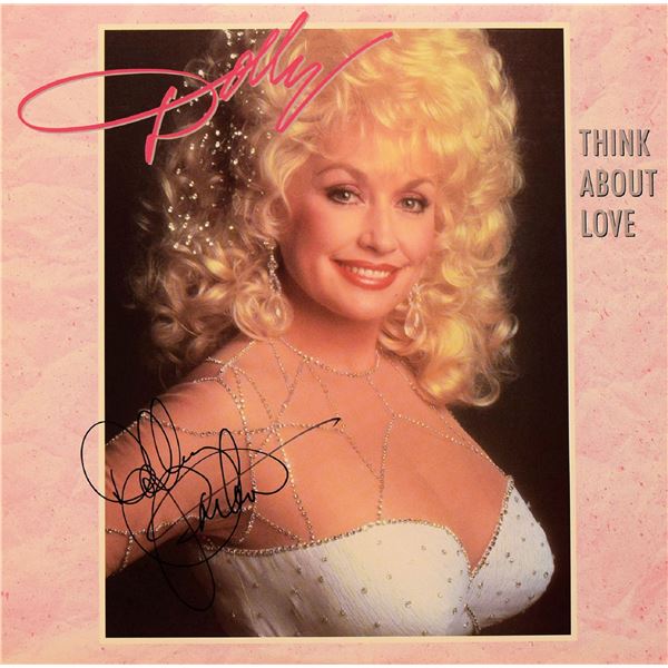 Dolly Parton signed Think About Love album