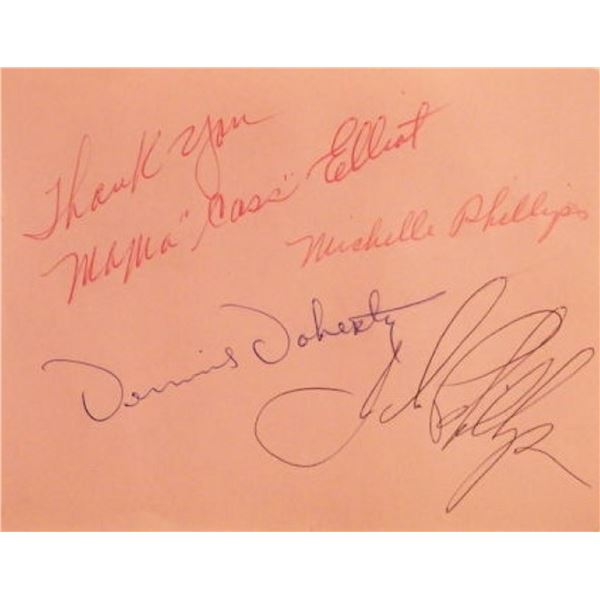 The Mama's and the Papa's signature slip