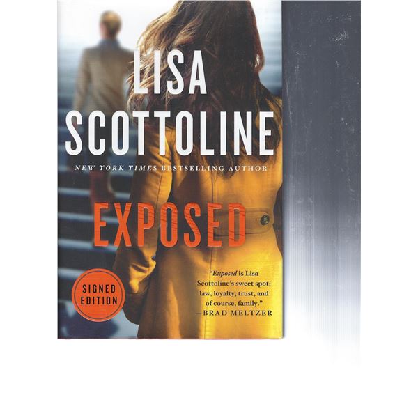 Exposed Lisa Scottoline signed book
