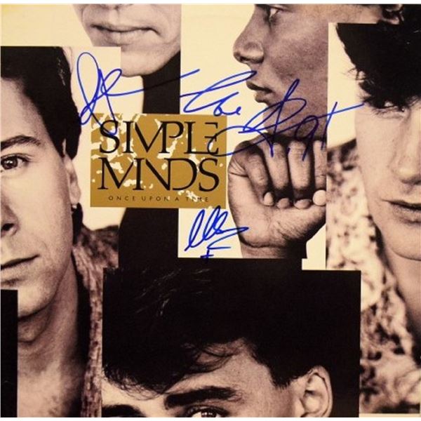 Simple Minds signed "Once Upon A Time" album