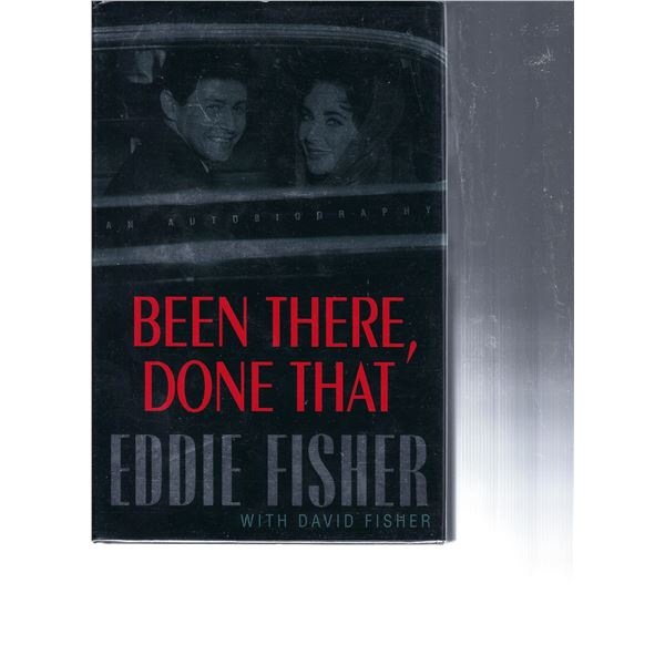 Eddie Fisher signed book