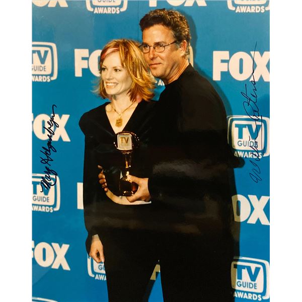 CSI: Crime Scene Investigation Marg Helgenberger and William Petersen Signed Photo