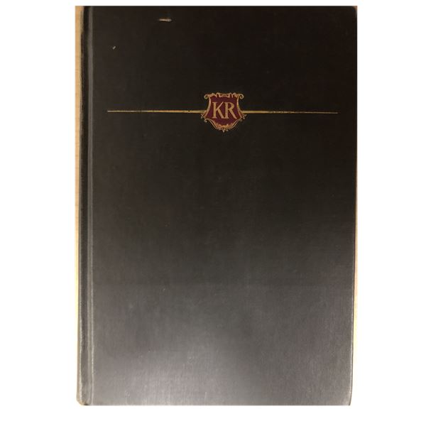 Kenneth Roberts signed book